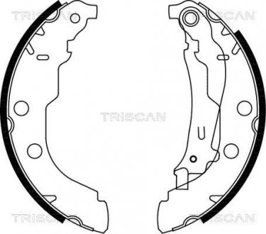 Комплект тормозных колодок TRISCAN 810028582 (фото 1)