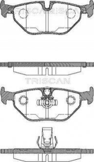 Комплект гальмівних колодок, дискове гальмо TRISCAN 8110 11003