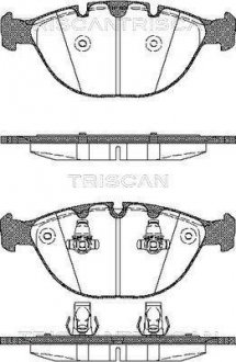 Тормозные колодки передние TRISCAN 811011011 (фото 1)