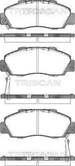 Тормозные колодки передние TRISCAN 811017009 (фото 1)