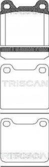 Комплект гальмівних колодок, дискове гальмо TRISCAN 8110 27007