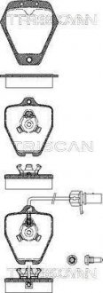 Тормозные колодки передние TRISCAN 811029031