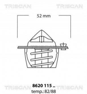 Термостат, охолоджуюча рідина TRISCAN 8620 11582