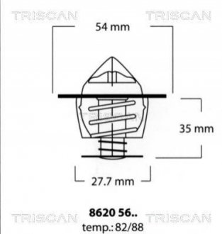 Термостат, охолоджуюча рідина TRISCAN 8620 5682