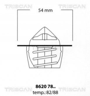 Термостат, охолоджуюча рідина TRISCAN 8620 7882