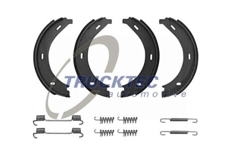 Комплект тормозных колодок, стояночная тормозная система. TRUCKTEC AUTOMOTIVE 02.35.046 (фото 1)