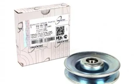 Паразитный/ведущий ролик, клиновой ремень. TRUCKTEC AUTOMOTIVE 02.19.108