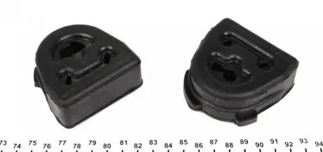 Кронштейн, система випуску вог TRUCKTEC AUTOMOTIVE 02.39.042