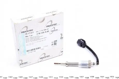 Датчик, температура выхлопных газов TRUCKTEC AUTOMOTIVE 08.17.039