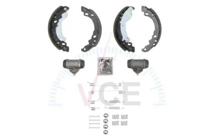 Тормозные колодки (набор) TRW BK1767 (фото 1)