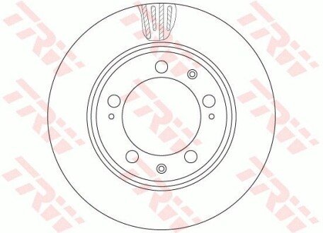Гальмівний диск TRW DF6484S