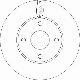 Тормозные диски TRW DF6593