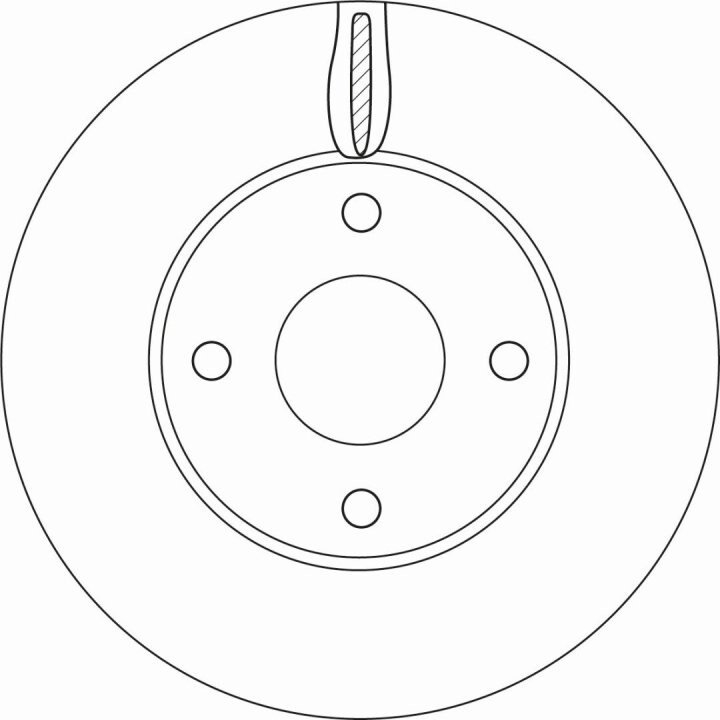 Тормозные диски TRW DF6593 (фото 1)