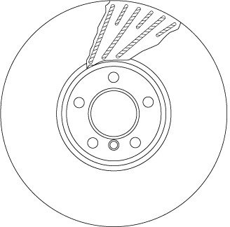 Гальмівний диск TRW DF6622S