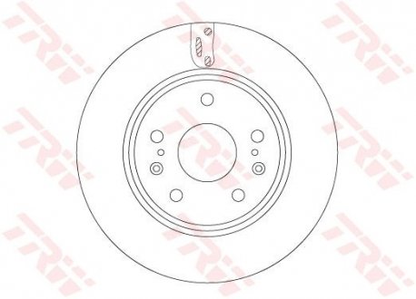 Тормозные диски TRW DF6703 (фото 1)