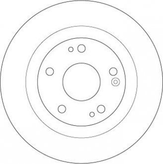 Тормозной диск TRW DF6705 (фото 1)