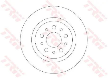 Тормозные диски TRW DF6714