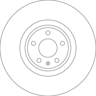 Диск тормозной передний AUDI A4 ALLROAD B9, A4 B9, A5, A6 ALLROAD C8, A6 C8, A8 D5, Q5, Q7, VW TOUAREG 1.4-4.0H 01.15- TRW DF6729S
