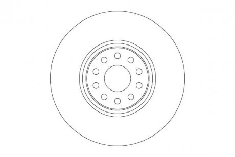 Тормозной диск TRW DF6733S (фото 1)
