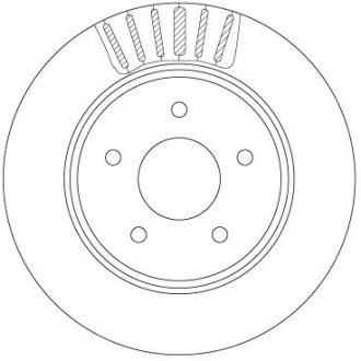 Тормозной диск TRW DF6789 (фото 1)
