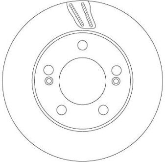 Тормозные диски TRW DF6876