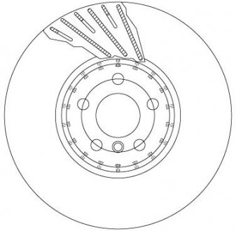 Тормозные диски TRW DF6891S