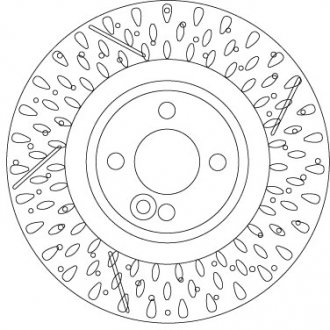 Тормозной диск TRW DF6930S (фото 1)