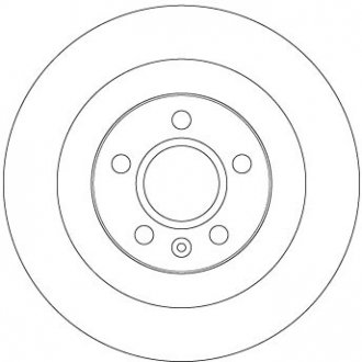 Тормозной диск TRW DF6970 (фото 1)