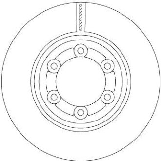 Тормозной диск TRW DF6984