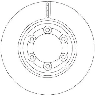 Тормозной диск TRW DF6984