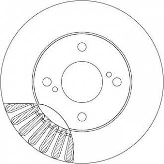 Тормозной диск. TRW DF6990 (фото 1)
