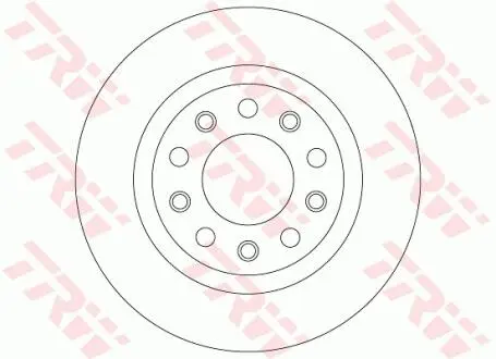 Гальмівні диски TRW DF8070