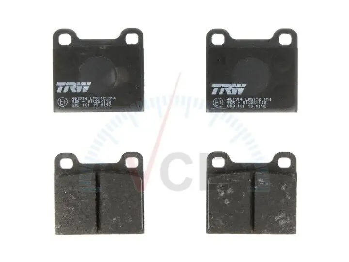 Комплект тормозных колодок, дисковый тормоз TRW GDB101 (фото 1)