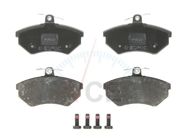 Фото 1 - Комплект тормозных колодок, дисковый тормоз TRW GDB1048 Комплект тормозных колодок, дисковый тормоз TRW GDB1048 (фото 1)