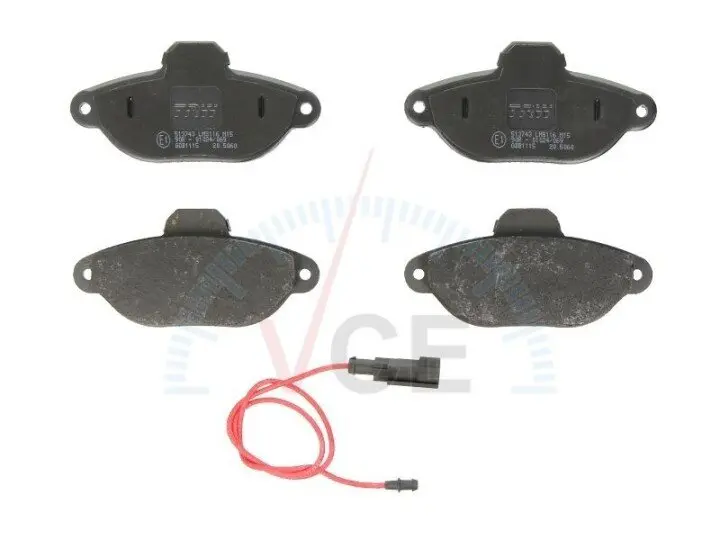 Комплект тормозных колодок, дисковый тормоз TRW GDB1115 (фото 1)