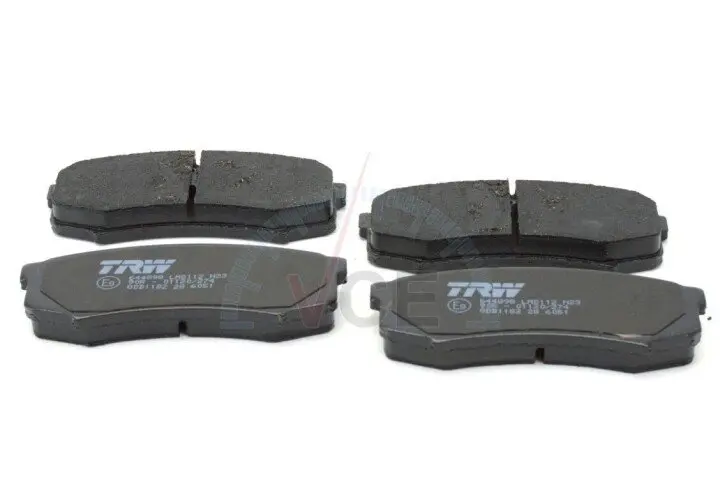 Фото 1 - Комплект тормозных колодок, дисковый тормоз TRW GDB1182 Комплект тормозных колодок, дисковый тормоз TRW GDB1182 (фото 1)