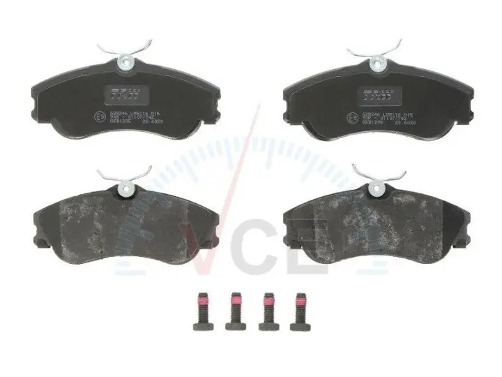 Фото 1 - Комплект тормозных колодок, дисковый тормоз TRW GDB1295 Комплект тормозных колодок, дисковый тормоз TRW GDB1295 (фото 1)