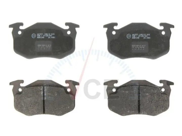 Комплект тормозных колодок, дисковый тормоз TRW GDB1305 (фото 1)