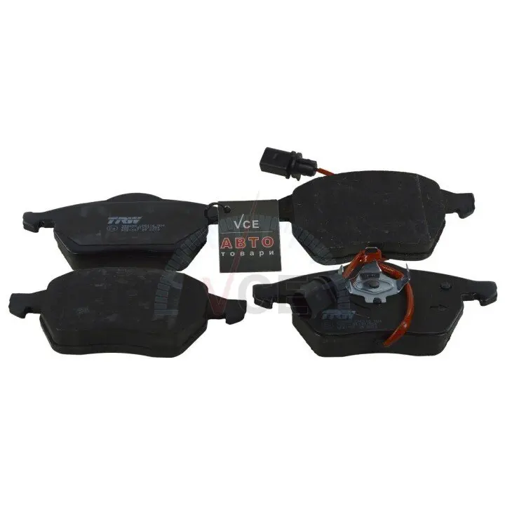 Комплект гальмівних колодок, дискове гальмо TRW GDB1307 (фото 1)