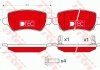 Комплект тормозных колодок, дисковый тормоз TRW GDB1515DTE (фото 1)