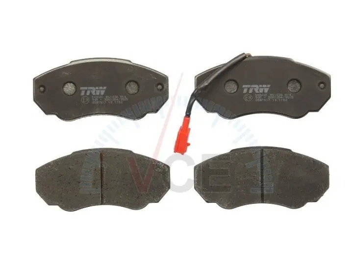 Фото 1 - Комплект тормозных колодок, дисковый тормоз TRW GDB1517 Комплект тормозных колодок, дисковый тормоз TRW GDB1517 (фото 1)