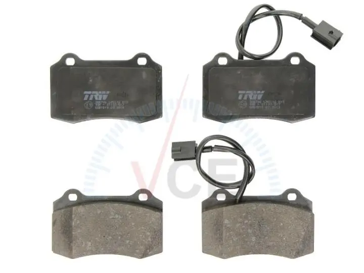 Тормозные колодки, дисковые. TRW GDB1519 (фото 1)