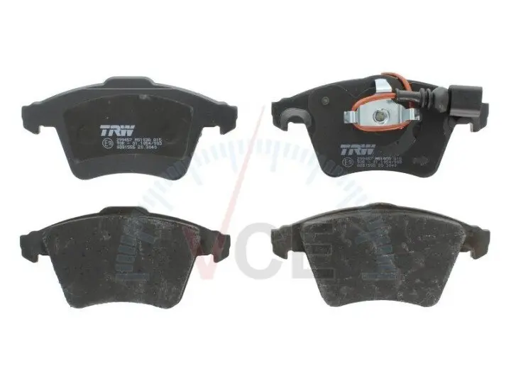 Комплект тормозных колодок, дисковый тормоз TRW GDB1555 (фото 1)
