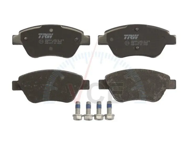 Комплект тормозных колодок, дисковый тормоз TRW GDB1579 (фото 1)