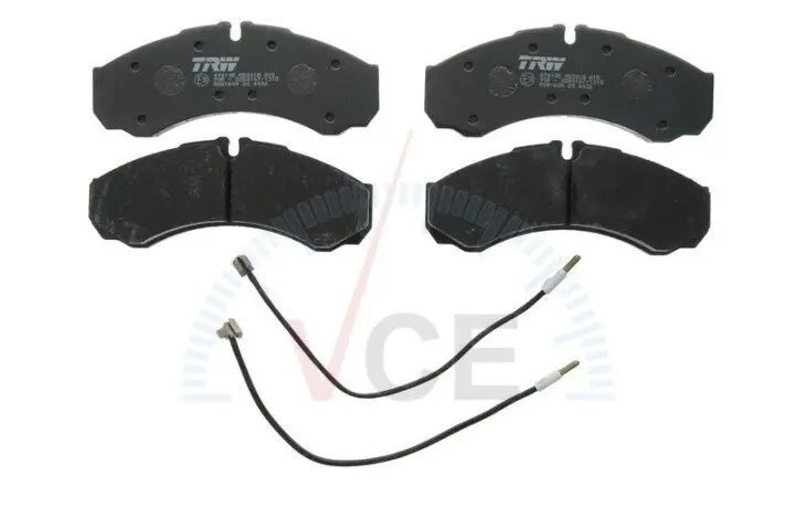 Комплект тормозных колодок, дисковый тормоз TRW GDB1609 (фото 1)