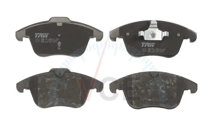 Комплект тормозных колодок, дисковый тормоз TRW GDB1683 (фото 1)