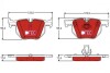 Комплект тормозных колодок, дисковый тормоз TRW GDB1727DTE (фото 1)