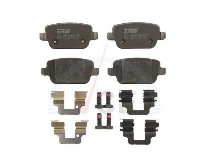 Комплект тормозных колодок, дисковый тормоз TRW GDB1732 (фото 1)