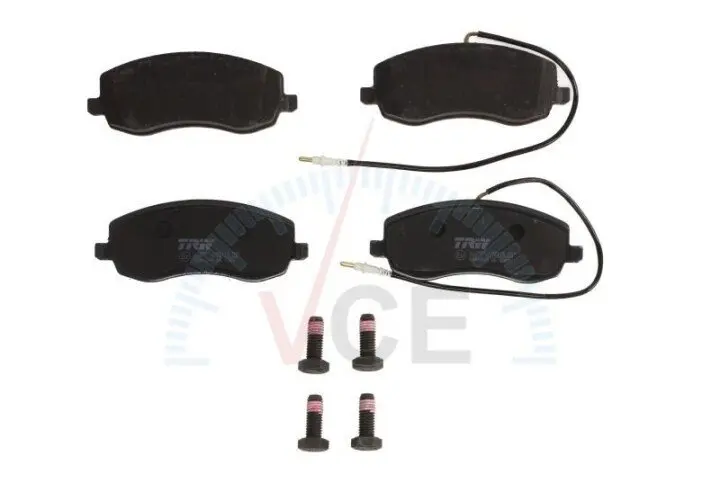 Фото 1 - Комплект гальмівних колодок, дискове гальмо TRW GDB1820 Комплект гальмівних колодок, дискове гальмо TRW GDB1820 (фото 1)