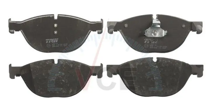 Комплект тормозных колодок, дисковый тормоз TRW GDB1838 (фото 1)